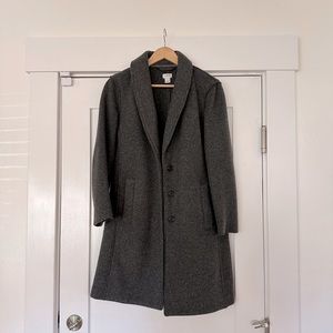 J Crew Wool Trench Coat